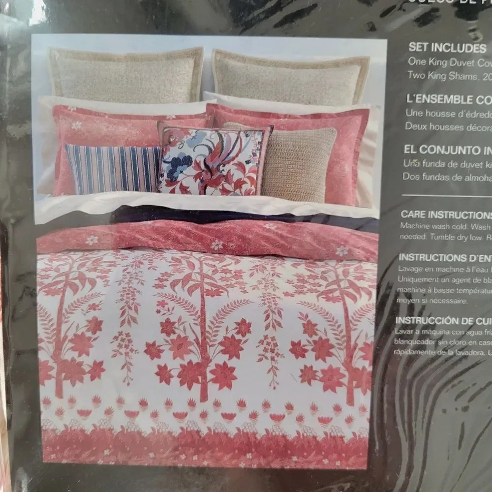 Lauren Ralph Lauren Isla Floral Luxury King 3 pc. Duvet Cover Set $385 New